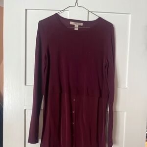Forever 21 xs sweater silk dress combo